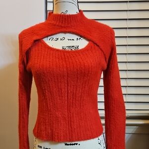 Women's Red Sweater